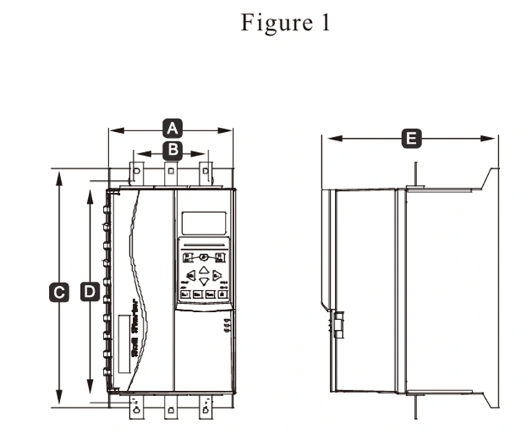 220V 380V 660V 250KW Built in Bypass Soft Starter