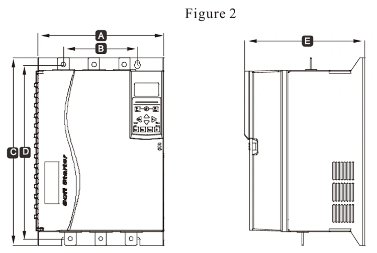 220V 380V 660V 250KW Built in Bypass Soft Starter